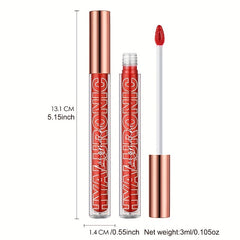 8 Colors Hyaluronic Acid Glitter Lip Gloss, Moisturizing And Nourishing Lip Glaze, Long Lasting Waterproof High Pigmented Lip Gloss Valentine's Day Gifts For Music Festival