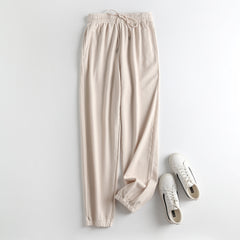 Women's Sports Pants Casual Fitting Room Produced Loose Version Of Trousers With Ankle Feet