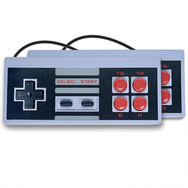 Best home Gift -Wired mini game console classic nostalgic double fight retro home red and white machine-Best holiday gift -The perfect gift for families and children
