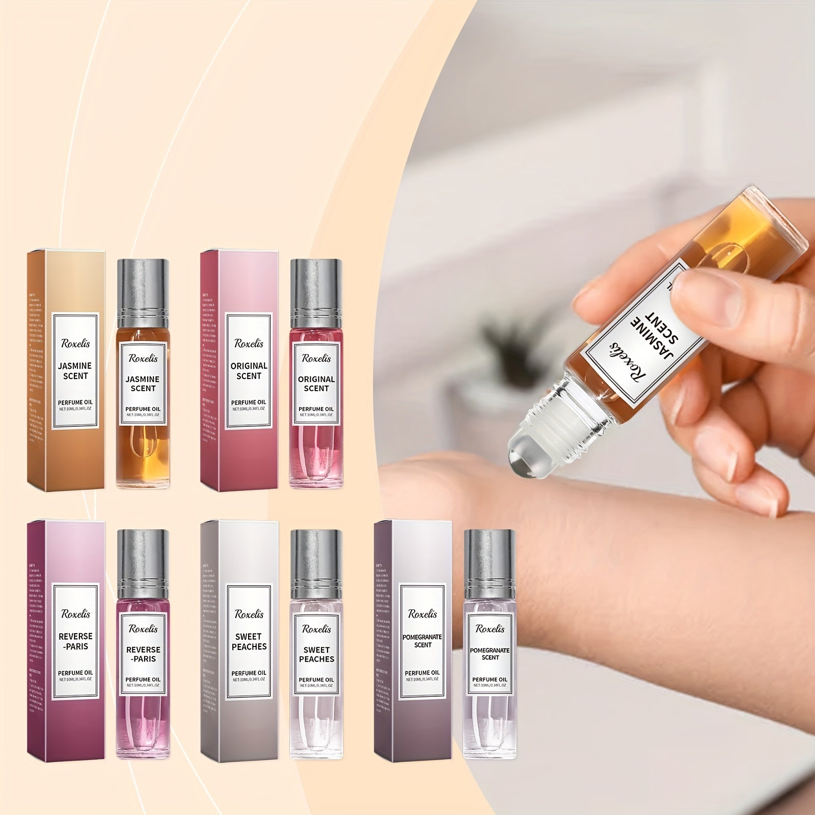 Set Of 5 Pieces Of Perfume Intimate Partner Perfume, Long-acting Perfume, Romantic Perfume, Infused With Essential Oil Perfume To Increase Intimacy, Men's And Women's Perfume