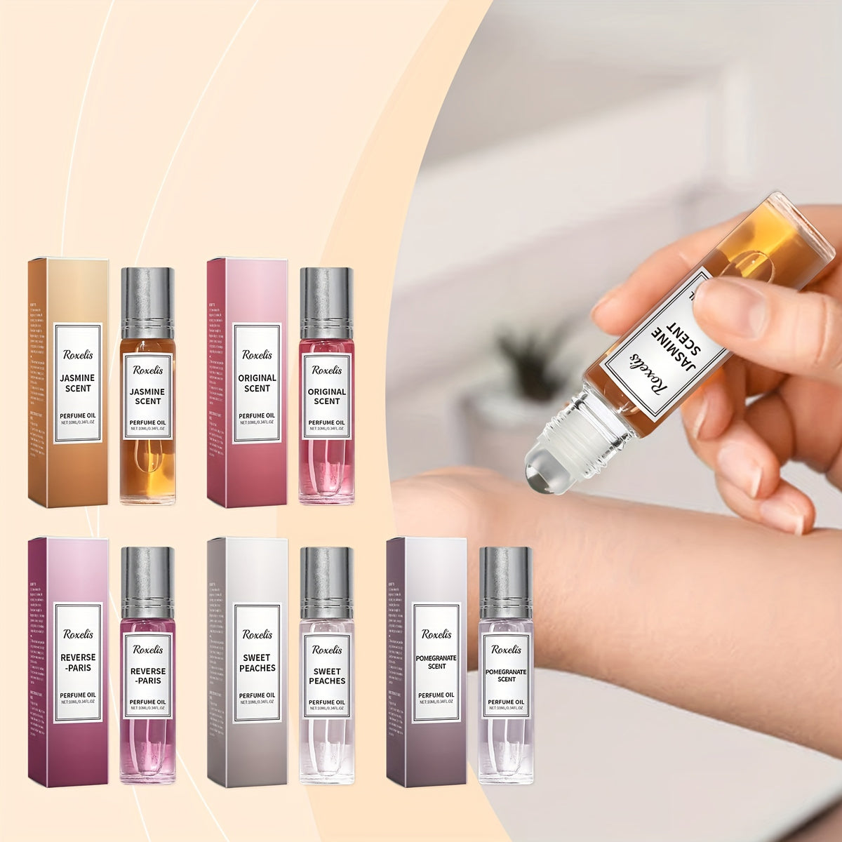 Set Of 5 Pieces Of Perfume Intimate Partner Perfume, Long-acting Perfume, Romantic Perfume, Infused With Essential Oil Perfume To Increase Intimacy, Men's And Women's Perfume