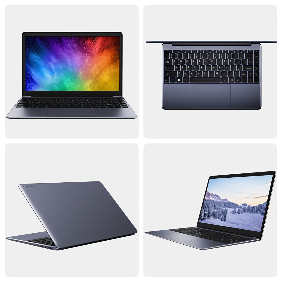 CHUWI HeroBook Pro Windows 11 Laptop, 14.1" 1920*1080 FHD IPS Display, 8GB LPDDR4 256GB SSD 1TB SSD Expand, Intel N4020, Mini HD, 2.4G/5G WiFi, BT4.2, Webcam, USB 3.0, TF Card, NoteBook Computer