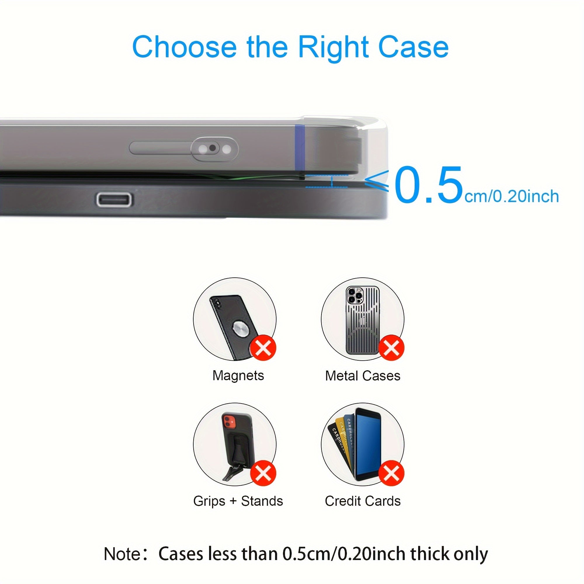 1pc Y9 10W Fast Wireless Charger, USB-Powered with Charging Indicator, Universal Compatibility for Phone 15/14/13/12/11 Pro Max/XR/XSMAX/X/8Plus, ABS Plastic, Portable &amp; Desktop-Friendly