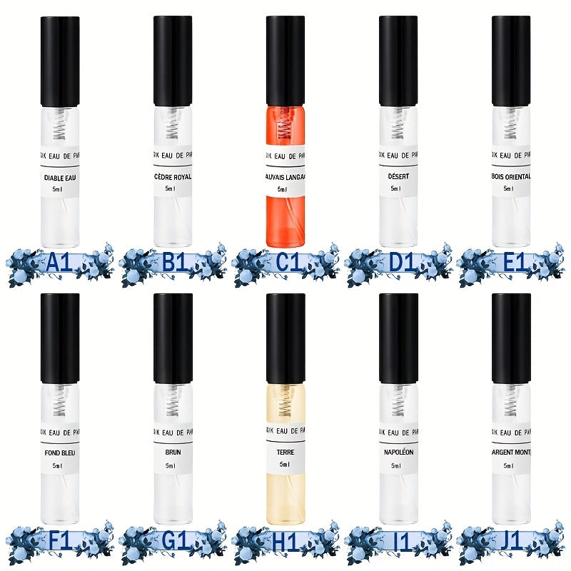 20 Pack Perfume Gift Set For Woman, Perfume De Hombre Set, 0.17oz Mini Perfume, Travel Perfume, Long-lasting Fragrance, Floral Oriental Fruity Fougere Green Chypre Aromatic New Year Perfume Gift Must Haves Cheap Girly Stuff U