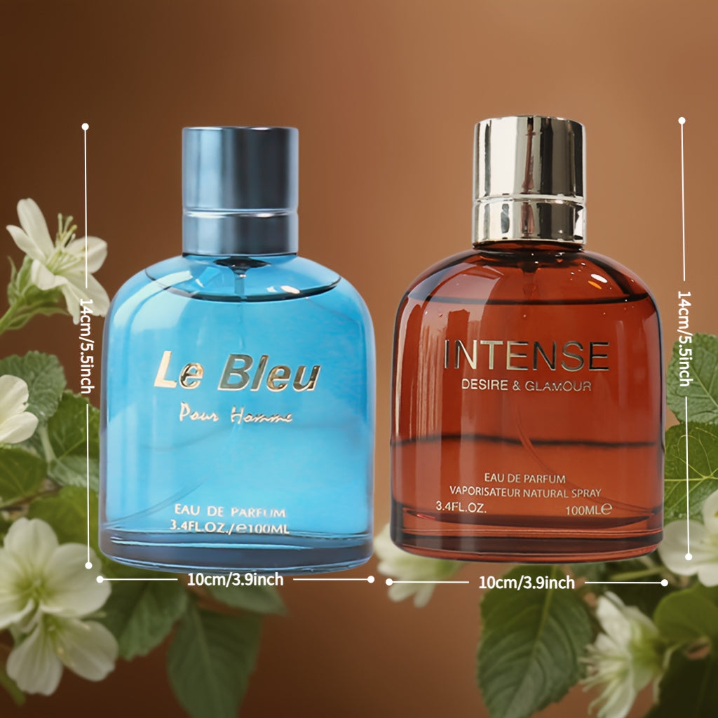 2PACK Total: 6.8OZ/200ML, Men'S Perfume - Aromatic Wood Notes With Deep Charm Of Lavender And Tobacco