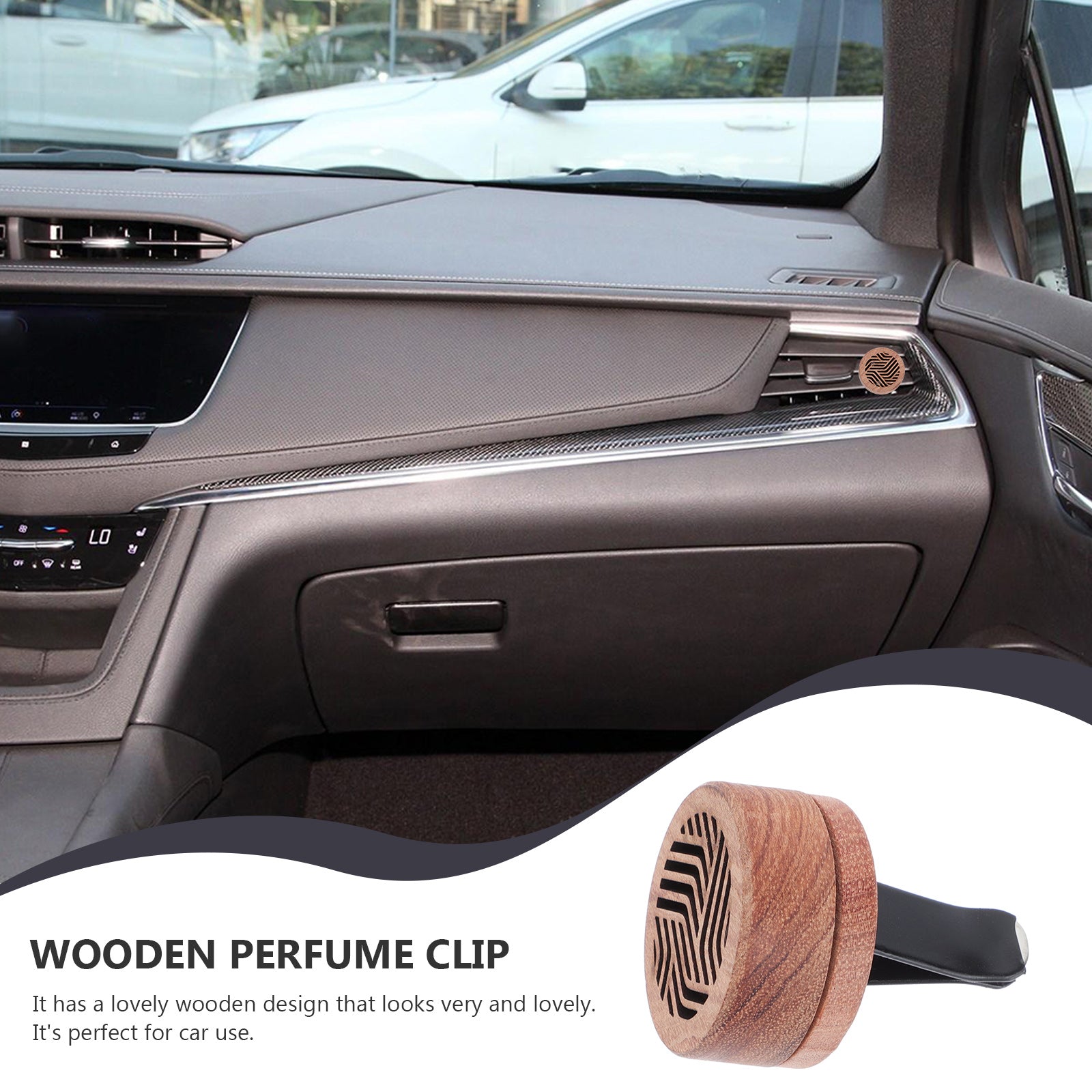 Diffuseur d'arôme huile essentielle diffuseur de voiture en bois sculpté diffuseur d'aromathérapie Clip de ventilation de voiture désodorisant de voiture rituels parfum