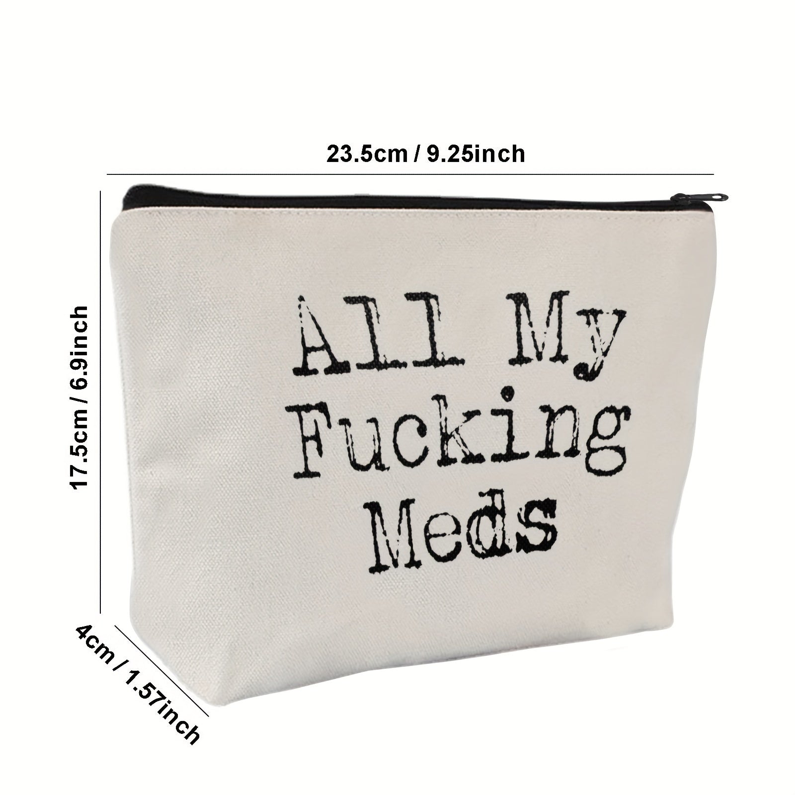 Medication Bag Travel Pill Organizer | Compact Cosmetic First Aid Kit, Perfect Health Gift, Small Pouch for Meds