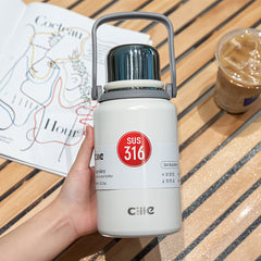 Stainless Steel Large Capacity Thermal Mug Travel Outdoor