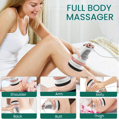 Body Massager Birthday Gifts for Women, Christmas Gifts for Mom with 5 Washable Pads Body Machine for Belly Leg Arms