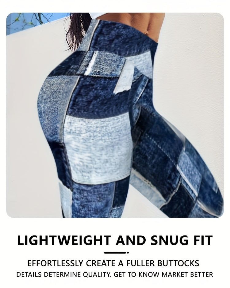 Women's Outdoor Sports Recommended Plaid Print Long Pants, Polyester and Elastane Blend, Machine Washable - Spring/Summer, 2024 Hot Deal, Plaid Print, Outdoor Sports, Women's Pants