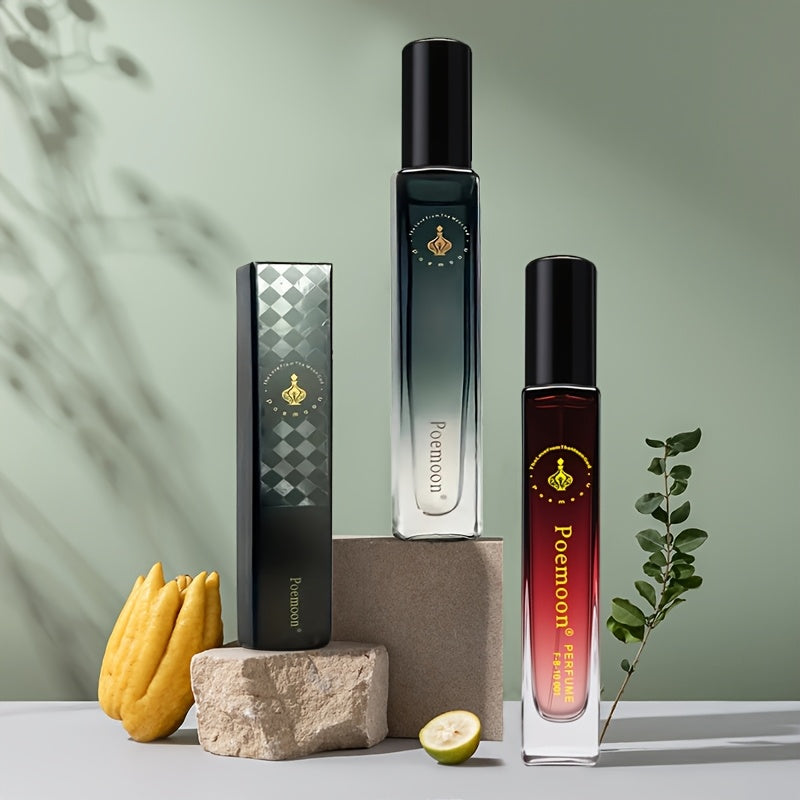 Men's Perfume - Long-Lasting Sexy Cologne, Alcohol-Free & Formaldehyde-Free Formula, Sexy Allure Scent for Dating, Business, Parties - Ideal Birthday/Holiday Gift for Him in Elegant Dark Grey/Red Gradient Bottle, Business Col
