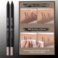 1 Set: Dark Style Matte Lipstick, Waterproof Eyeliner & Eyeshadow Pen Trio - Long-Lasting, Plant-Based Squalane Halloween Makeup Kit for Bold & Dramatic Looks