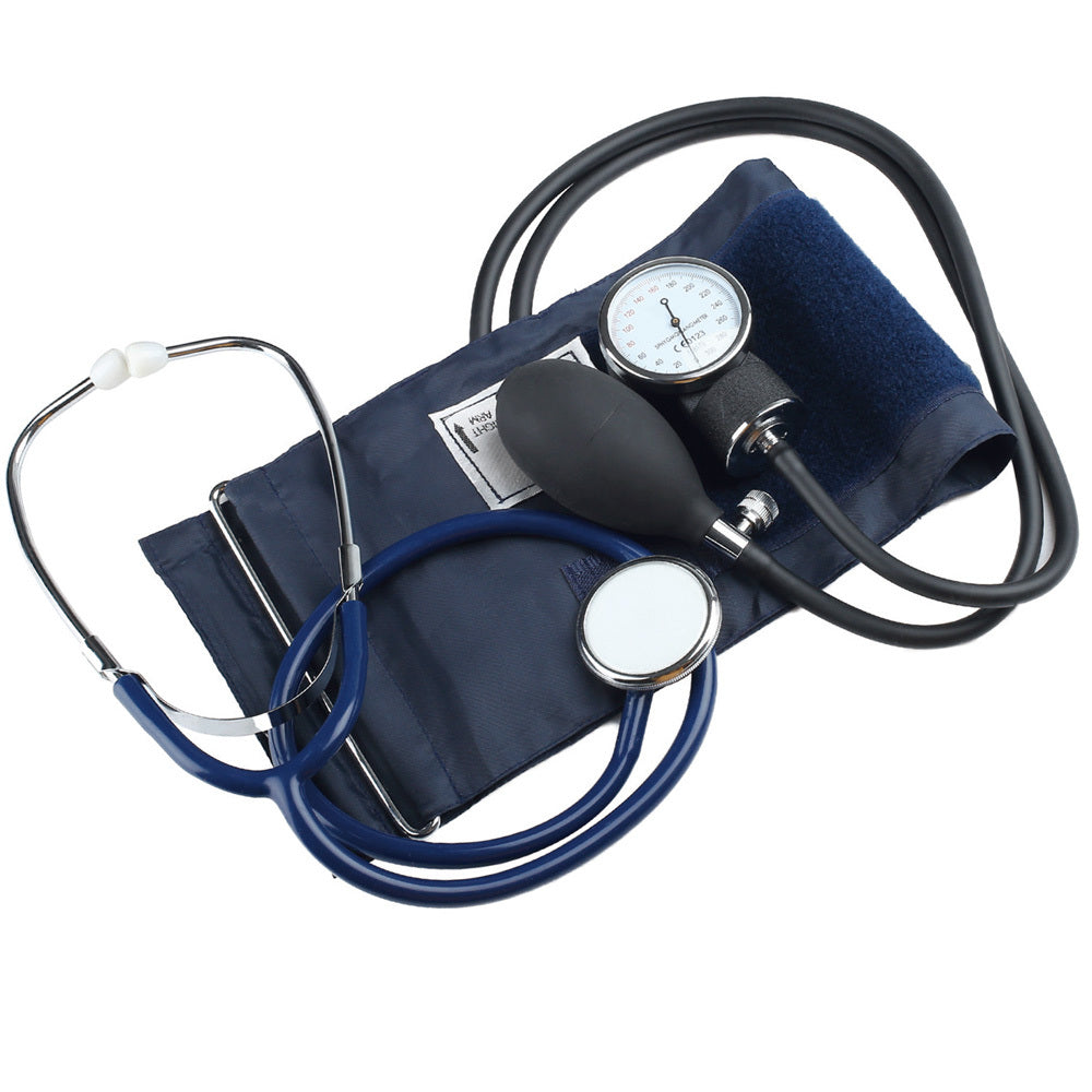 Aneroid Sphygmomanometer with Stethoscope Kit, Professional Manual Blood Pressure Monitor and Adult BP Cuff 10-16 inch