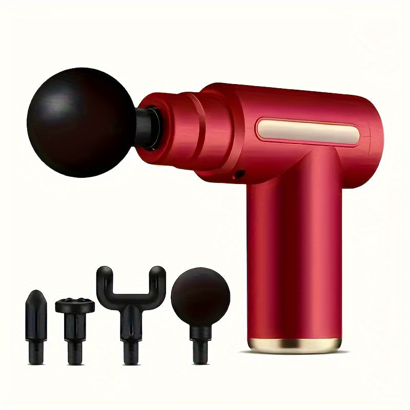 6-Speed Home Body Massager with Vibrating Electric Function, Portable Gym Bag, Multi-Use for Legs, Head, Neck, Waist, Back, USB Rechargeable Neck Membrane Gun