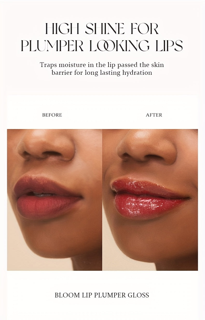 Shimmering Berry-Shade Lip Gloss - Moisturizing & Nourishing, Anti-Crack for All Skin Types, Perfect for Fall/Winter