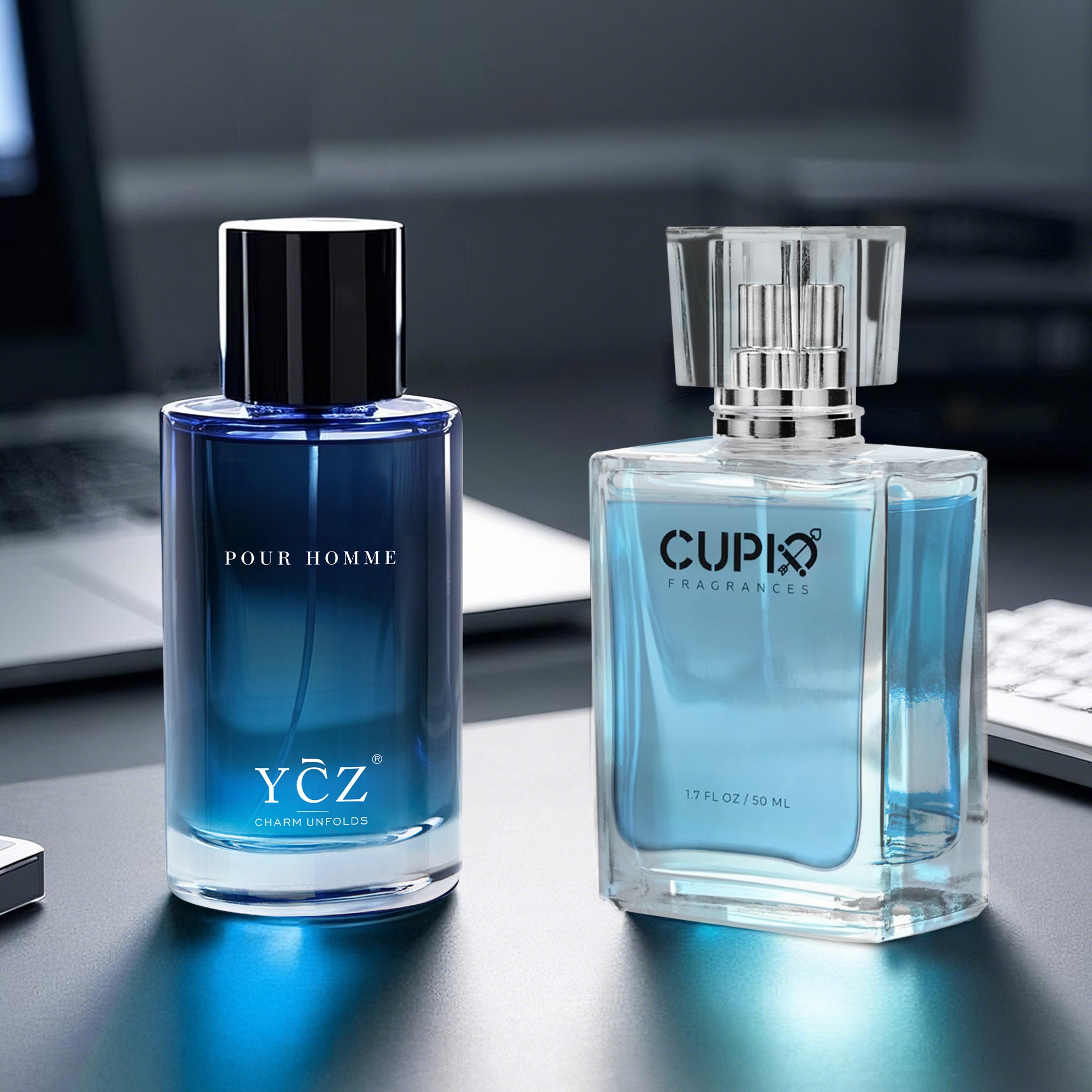 [Stylish Men's Perfume] Long Lasting, Stylish Men's Perfume, 1pc/2pcs, Spray to Exude Masculinity, Fresh Citrus Cologne, Attractive to Women, Glamorous Scent, A Must Have for Dating, Perfect Valentine's Day Gift, 1.7oz. Per B