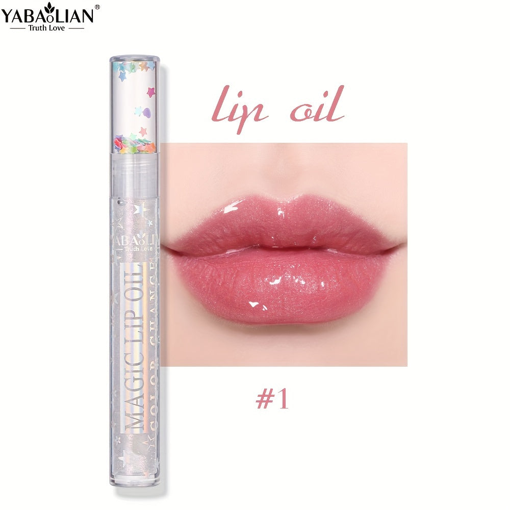 Water Light Lip Gloss Mirror Transparent Lip Glaze Jelly Glass Lip Gloss, Moisturizing Lip Gloss Valentine's Day Gifts For Women And   Mother's Day Gift