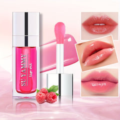 5 Shades Hydrating Lip Glow Oil Lip Gloss, Moisturizing Transparent Liquid Lip Balm, Natural Lip Enhancer, Make Lips Fuller And Moisturized Valentine's Day Gifts For Music Festival