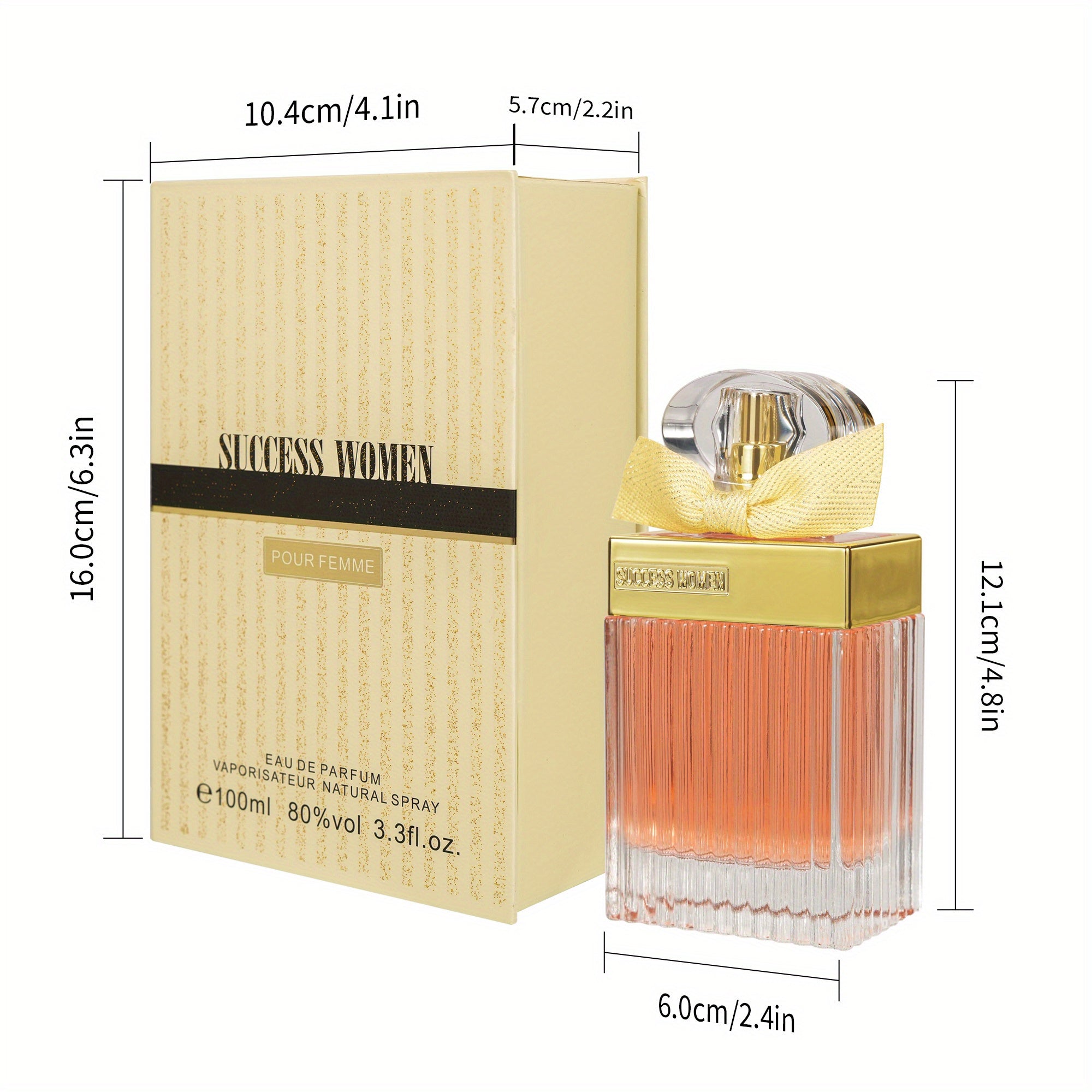 [Floral Citrus Perfume] Delicate Floral Citrus Women's Perfume | Blend Of Vibrant Evening Primrose, Fresh Jasmine with Warm Wooden Base with Musk And Lily Of The Valley, Perfect for Special Occasions, Unforgettable Gifts Vale