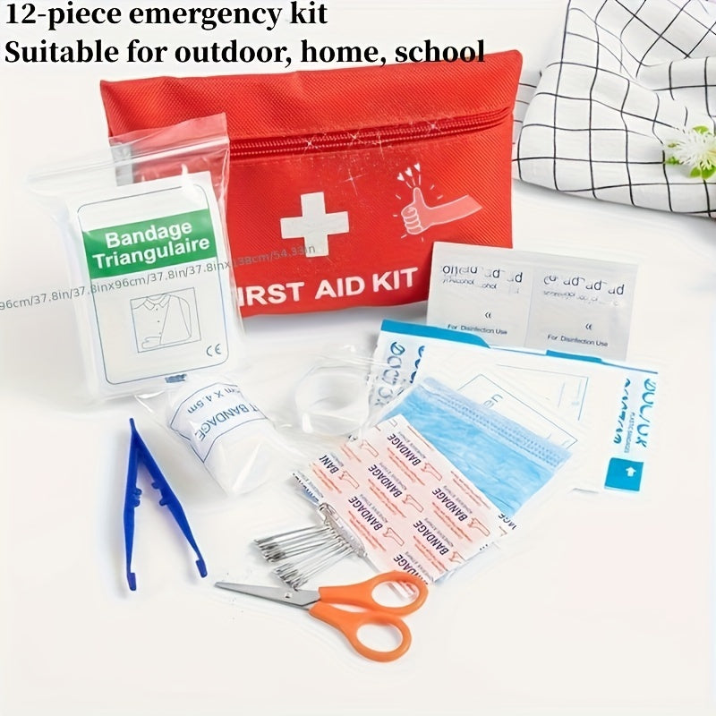 Sale ends soon First Aid Kit - Portable Bag for Hunting, Hiking, Camping - Includes EmergencySupplies And Accessories for Multi-Purpose Use