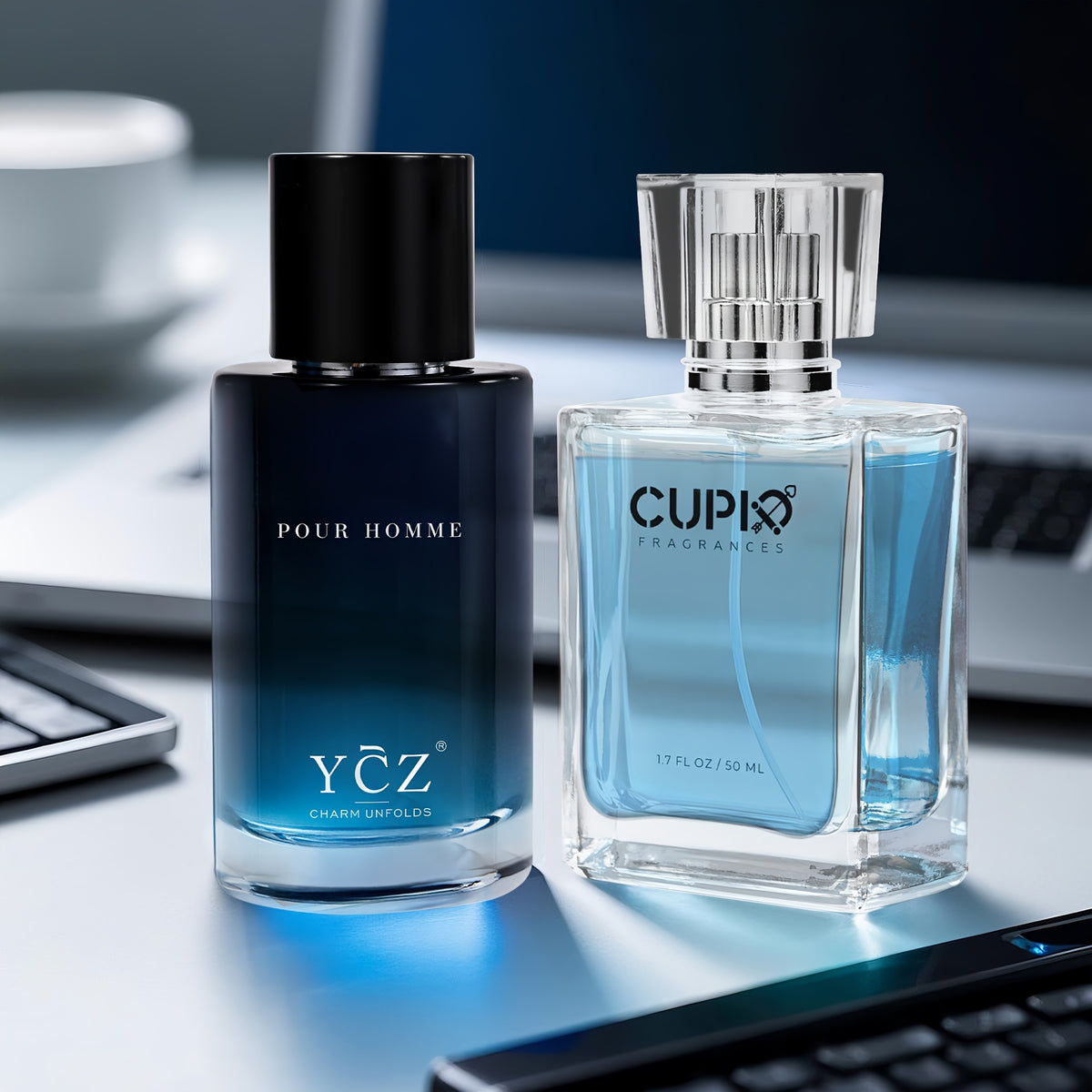 [Stylish Men's Perfume] Long Lasting, Stylish Men's Perfume, 1pc/2pcs, Spray to Exude Masculinity, Fresh Citrus Cologne, Attractive to Women, Glamorous Scent, A Must Have for Dating, Perfect Valentine's Day Gift, 1.7oz. Per B