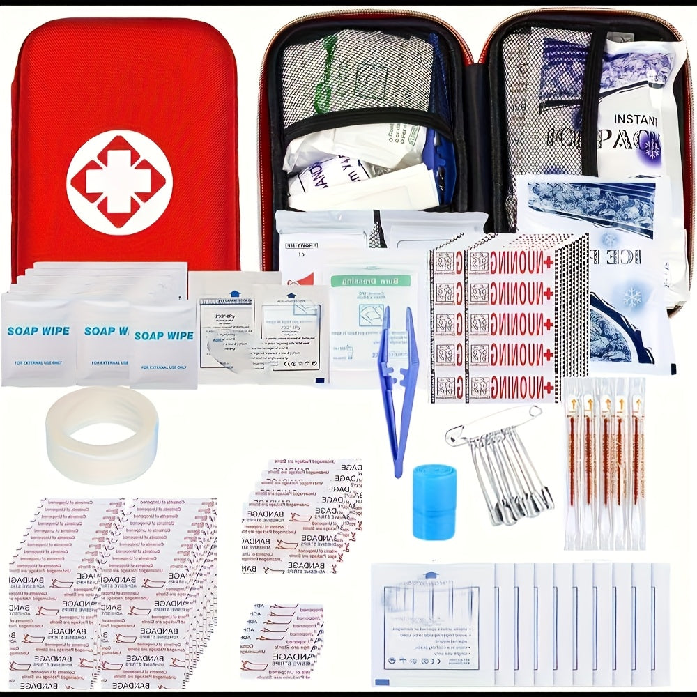 Sale ends soon First Aid Kit - Portable Bag for Hunting, Hiking, Camping - Includes EmergencySupplies And Accessories for Multi-Purpose Use