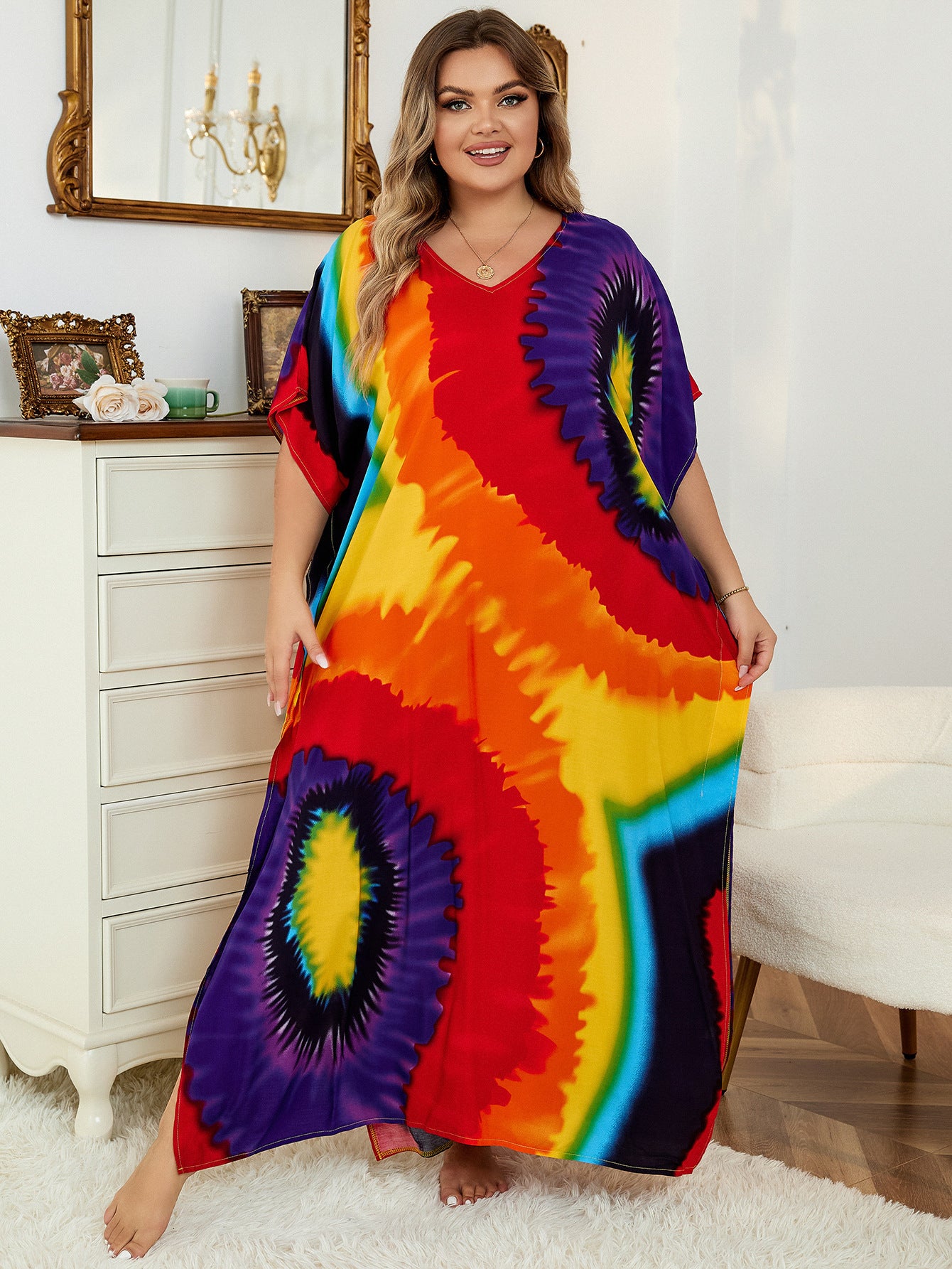 Loose Plus Size Vacation Robe Bikini Cover-up