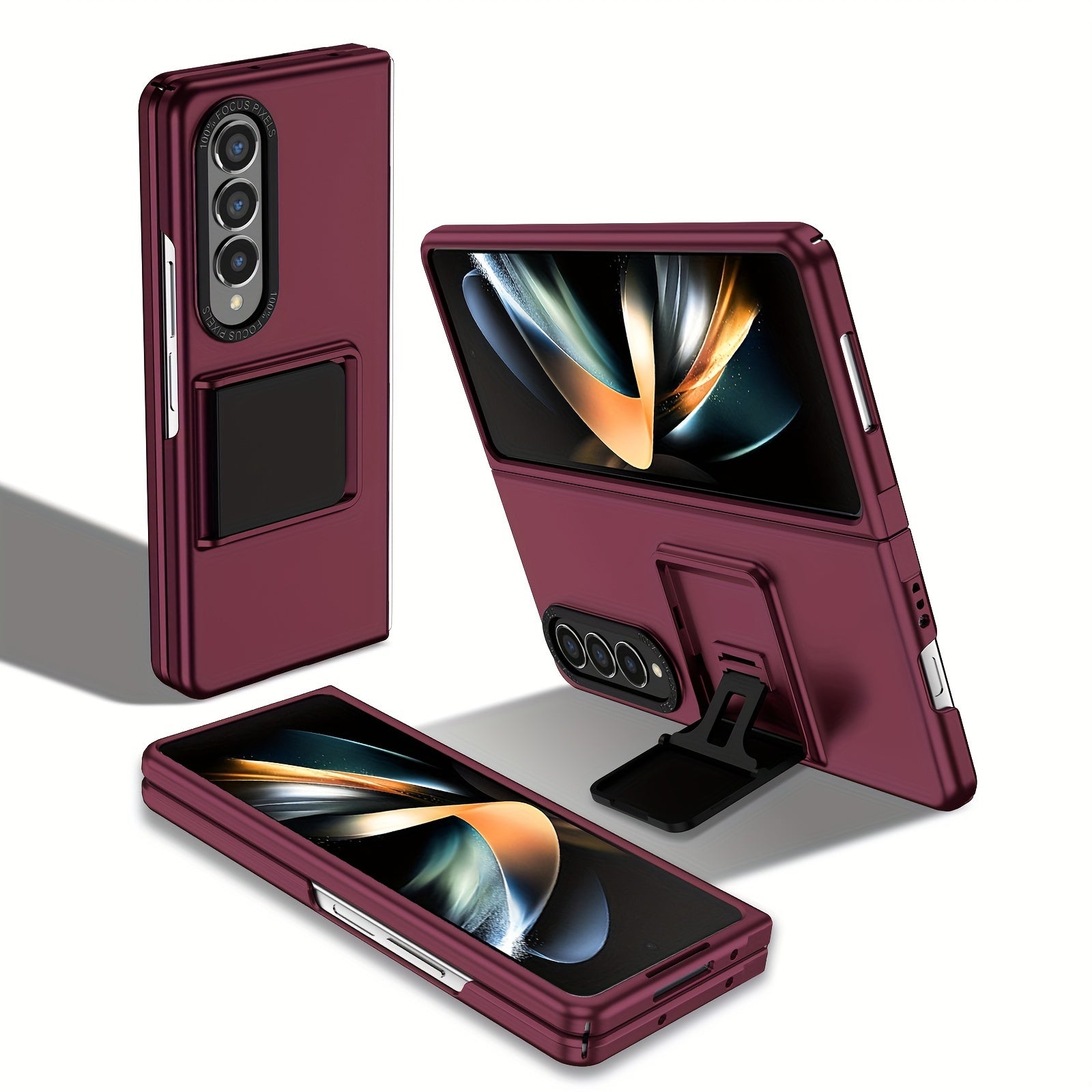 Suitable For Samsung Galaxy ZFold5/4 Phone Case Folding Screen Fold3 Gear Support ZFlip4/5 Anti-fall Protective Cover