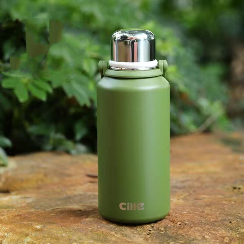 Stainless Steel Large Capacity Thermal Mug Travel Outdoor