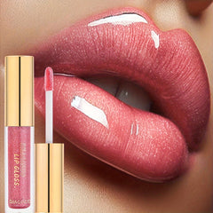 Shimmering Berry-Shade Lip Gloss - Moisturizing & Nourishing, Anti-Crack for All Skin Types, Perfect for Fall/Winter