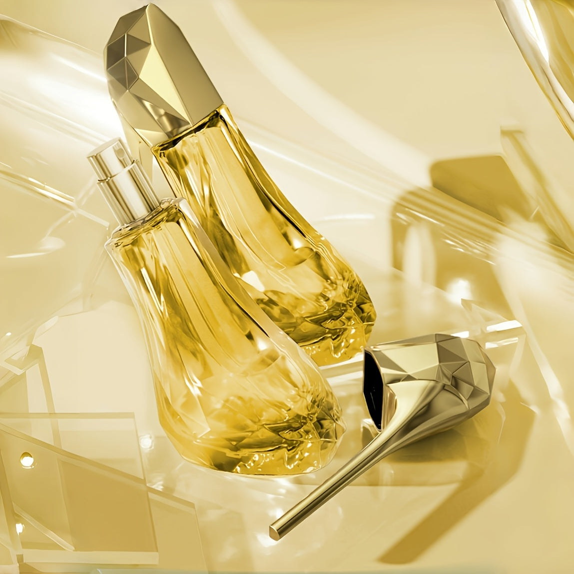 1.01oz Perfume for Women, High Heel Shape Orange Fragrance Spray - Long Lasting Citrus Fragrance, Musk Perfume for Women, Good Fragrance, Formaldehyde Free, Elegant Golden Cap, Perfect Valentine's Day Gift for Women And s