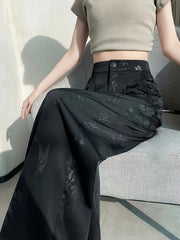 New Chinese Style Women'S Summer Pants Elegant Solid Office Women'S Casual Pants Women'S Pants