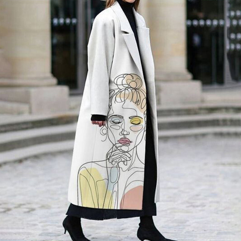 Women's Fashion Casual Wool Coat