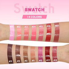 Ginger lip glaze long-lasting lip gloss moisturizing lip gloss lipstick does not fade non-stick cup lipstick