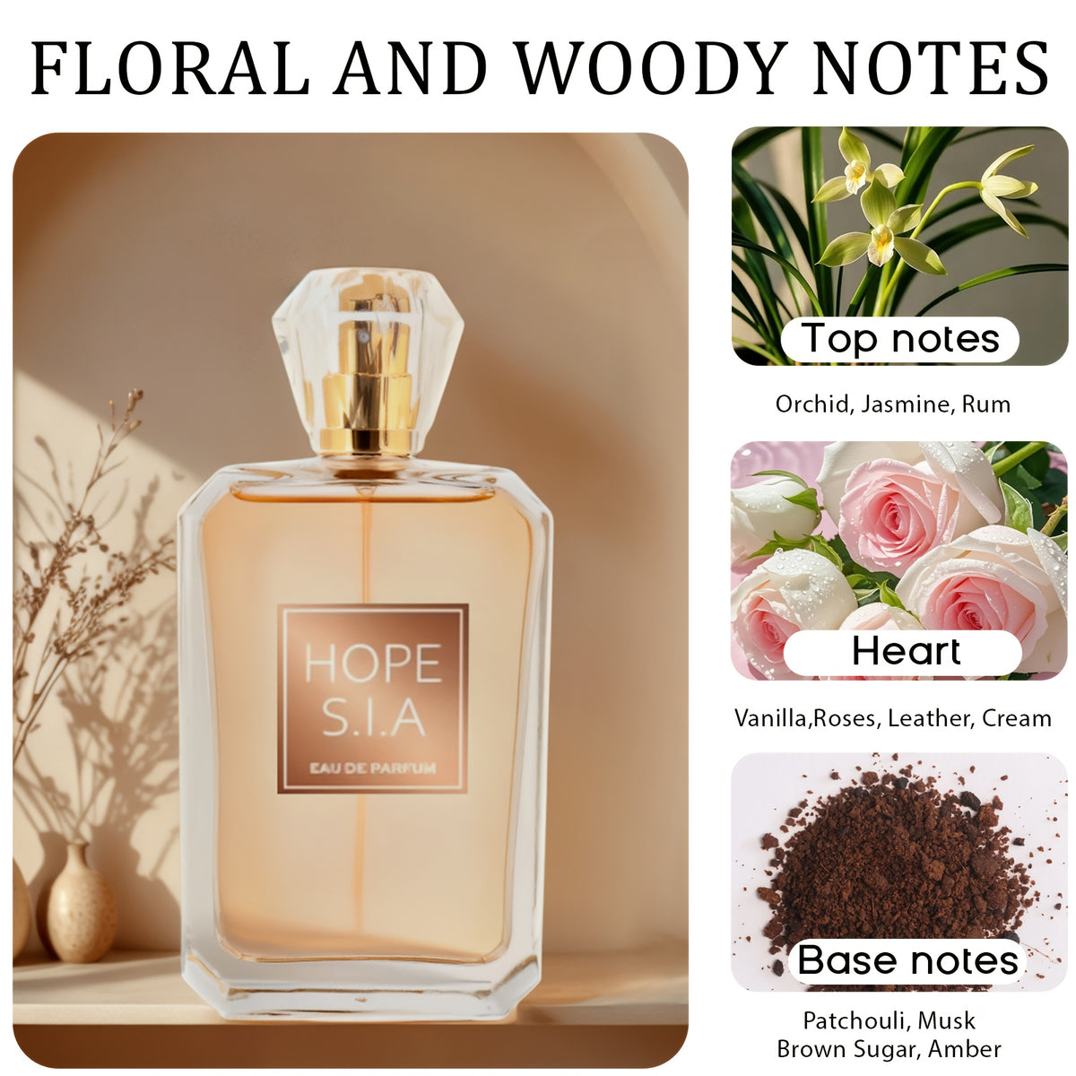 Women'S Perfume, Elegant Floral And Vanilla Scent, Lasting 6-8 Hours, Must-have For, Suitable For Daily Use Or Dating, A Surprise Gift Designed For, A Gift To Receive Every Day, Mother'S Day Gift, Pheromone Perfume, Fashion I