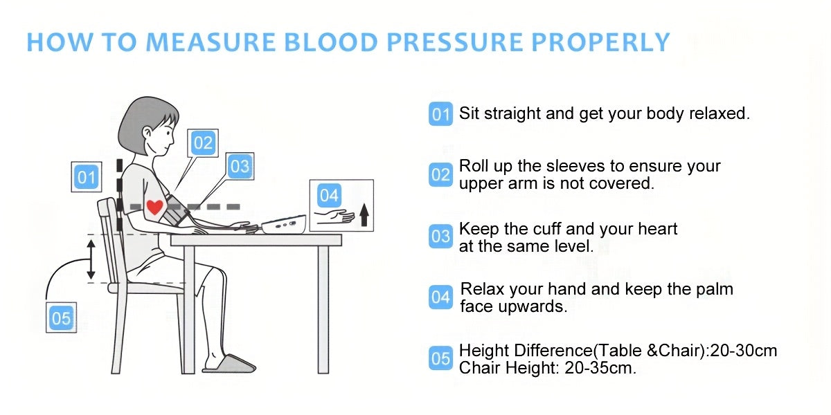 Blood Pressure Monitor Upper Arm, Blood Pressure Machine Easy To Operate, Adjustable Cuff | 60S Fast Reading | Voice Broadcast, Hypertension Alert, 2×99 Sets Memory, Home And Travel Use, Adult Health Monitor (Battery Exclude