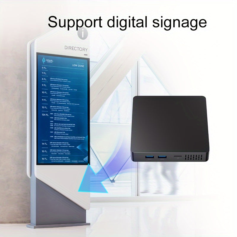 Mini PC CPU Z3735G 1GB RAM 64GB SSD Computer USB2.0 WiFi For Home Office Printers Digital Signage IoT Terminal Educational Mini Computer