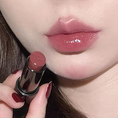 1pc, Dewy Glossy Lipstick, Long-Lasting & Non-Sticky, Mirror Shine Lip Gloss, Moisturizing, Perfect For Daily Use & Mother's Day Gift, Red-Brown Shades