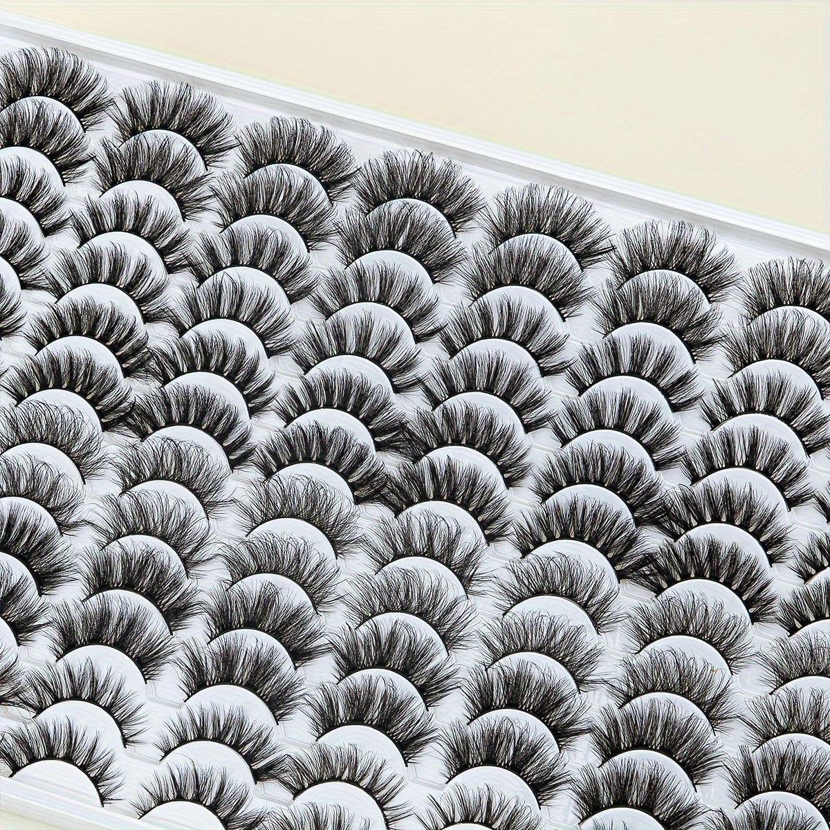 48 Pairs of Artificial Mink False Eyelashes, Fluffy and Natural Curl, Thick and Messy, Suitable for Daily Work and Party Eye Makeup - Mother's Eye Makeup Set, Makeup Tools