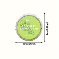 GZE Rosemary Hair Care Shampoo Bar, Cold Processed Soap Hair Shampoo Bar Plant Hair Shampoos Hair Care Deep Cleansing for Hair & Scalp Rosemary Shampoo Bar Oil Control