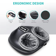 Nekteck Shiatsu Foot Massager Machine with Heat Deep Kneading Air Compression Body Massager and Muscle Relax for Home or Office Use, As A Gift For Parents Mother's Day