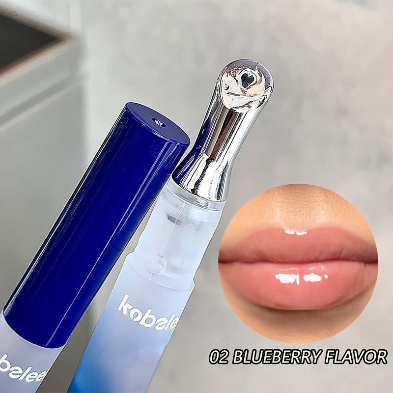 Hydrating Berry-Infused Lip Gloss - Moisturizing & Shiny Finish, Long-Lasting Nourishing Lip Oil for All Skin Types, Perfect Valentine's Day Gift