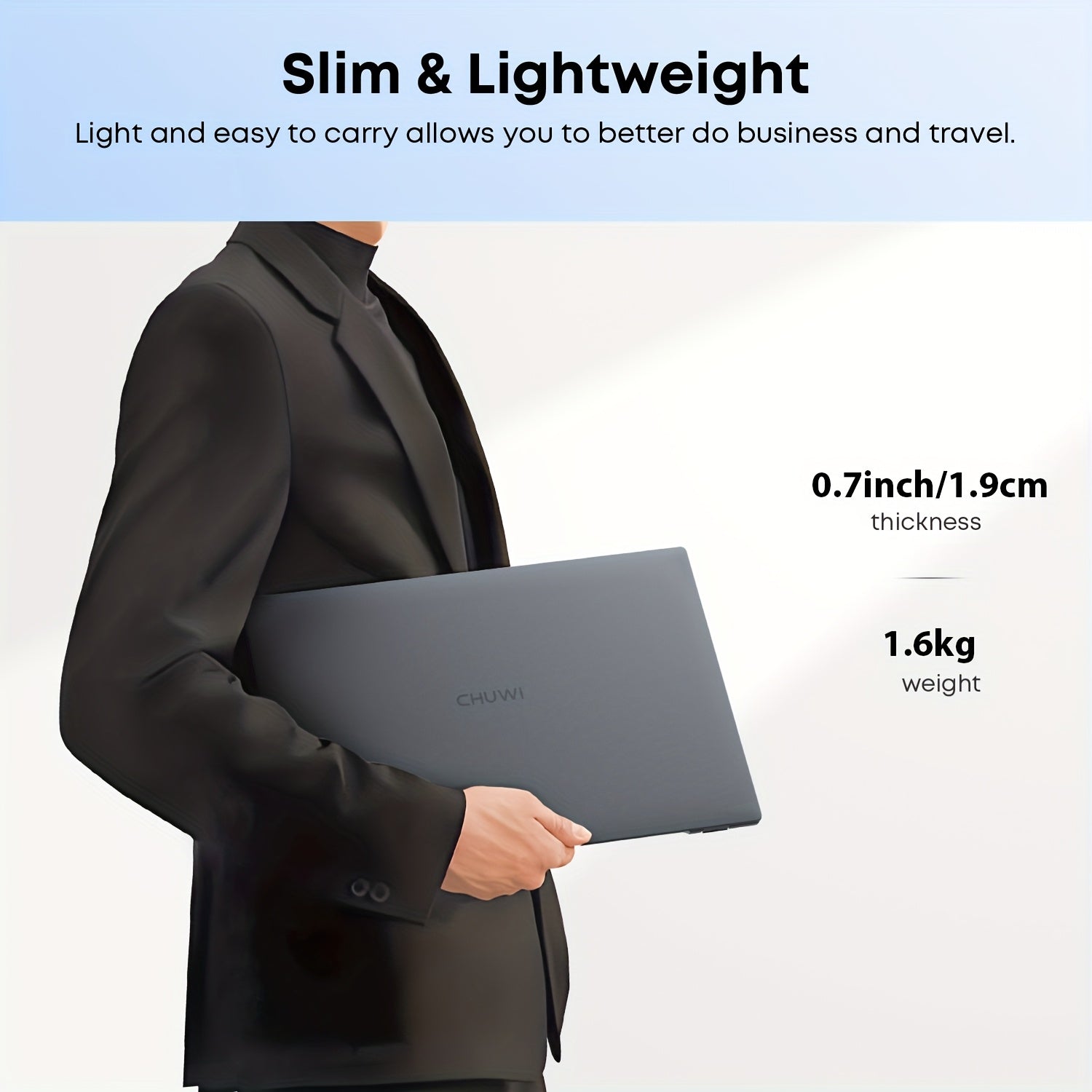 CHUWI HeroBook Plus Windows 11 Laptop, 15.6" 1920*1080 FHD IPS Display, 8GB DDR4 256GB SSD 1TB SSD Expand, Intel N4020, HD Interface, RJ45, 2.4G/5G WiFi, Webcam, USB-A, Type-C, Headphone Jack, NoteBook Computer
