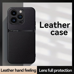 New Arrival Luxury Magnetic Soft Phone Case for iPhone 15 Pro Max Plus, 14 Pro Max Plus, 11, 13, 12 Pro Max - Shockproof, Lens Protection, Artificial Leather Back Cover - Durable, Stylish, and Protective Accessory