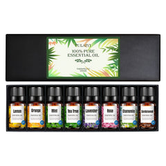 12 Bottles Aromatherapy Essential Oil Set - Relaxing Fragrance Collection for Diffuser & Humidifier, 100% Pure Liquid Essential Oils, Home Gift Set (Various Scented Oils)