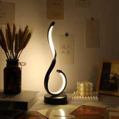 1pc Modern USB Three-Color Dimming Iron Table Light, Simple Desktop Decorative Lamp with Adjustable Brightness