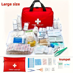 Sale ends soon First Aid Kit - Portable Bag for Hunting, Hiking, Camping - Includes EmergencySupplies And Accessories for Multi-Purpose Use