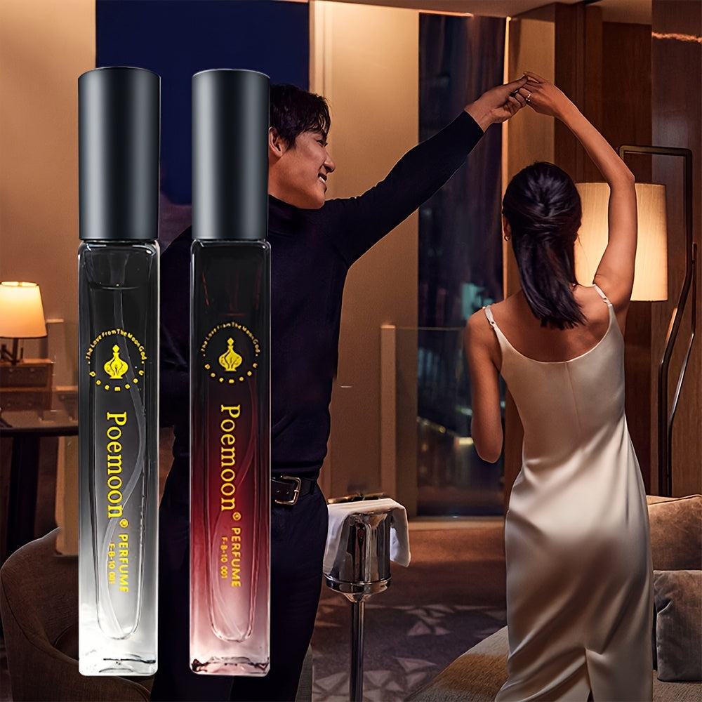 Men's Perfume - Long-Lasting Sexy Cologne, Alcohol-Free & Formaldehyde-Free Formula, Sexy Allure Scent for Dating, Business, Parties - Ideal Birthday/Holiday Gift for Him in Elegant Dark Grey/Red Gradient Bottle, Business Col