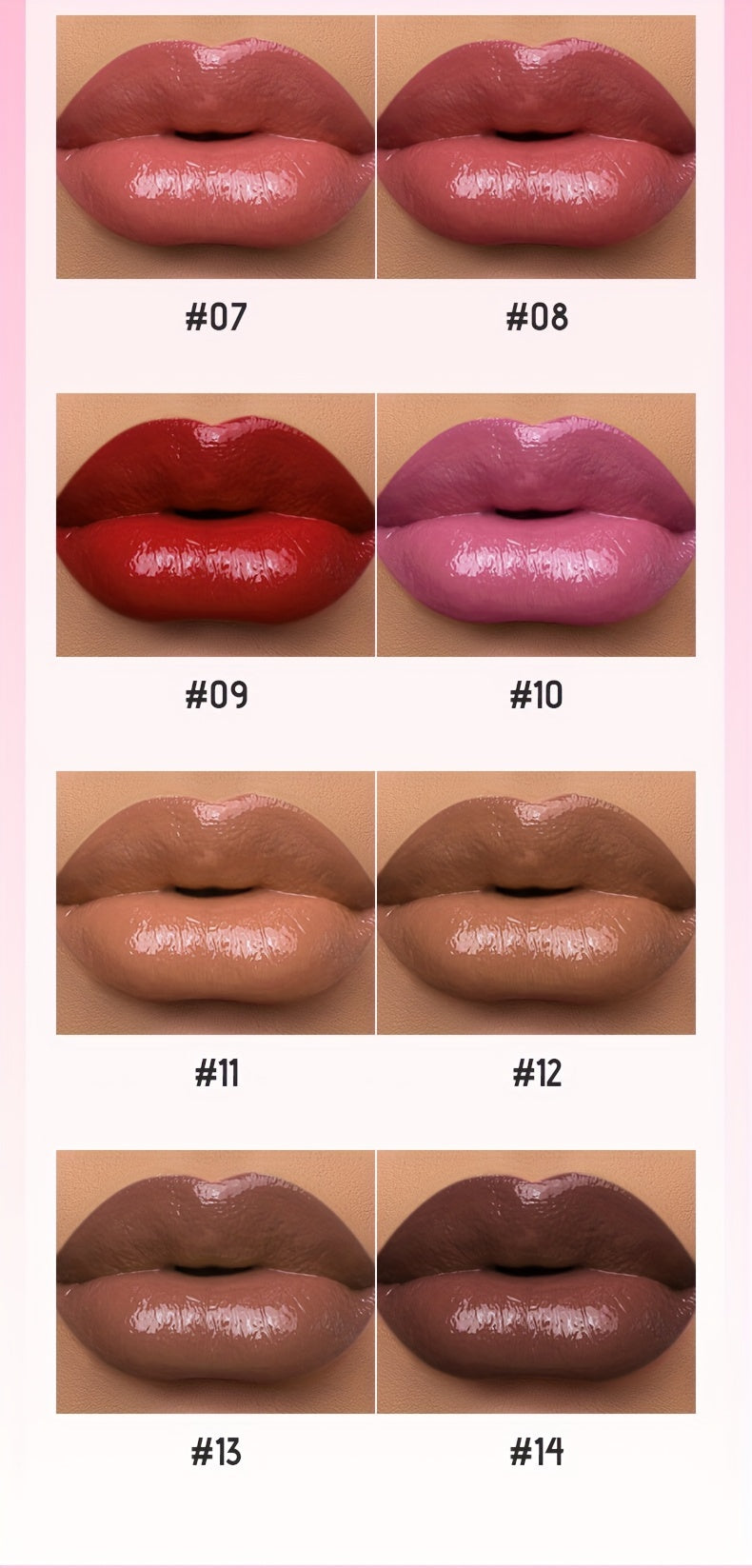 Ginger lip glaze long-lasting lip gloss moisturizing lip gloss lipstick does not fade non-stick cup lipstick