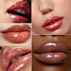 Shimmering Berry-Shade Lip Gloss - Moisturizing & Nourishing, Anti-Crack for All Skin Types, Perfect for Fall/Winter